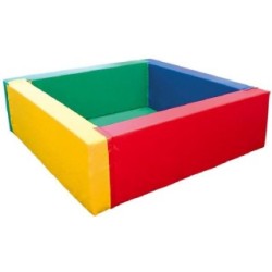 Piscinas de bolas quadradas acolchoado