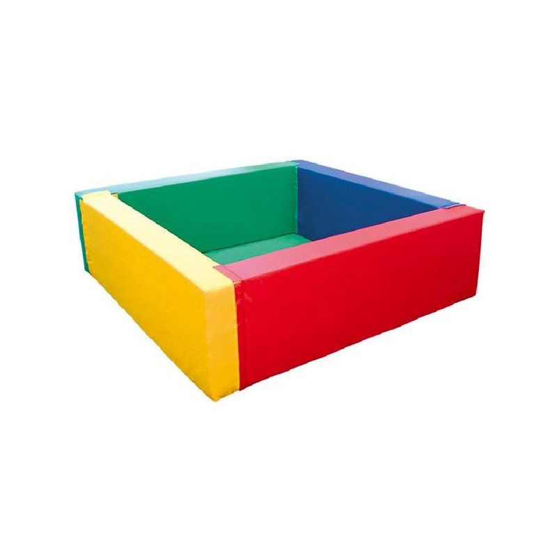 Piscinas de bolas quadradas acolchoado