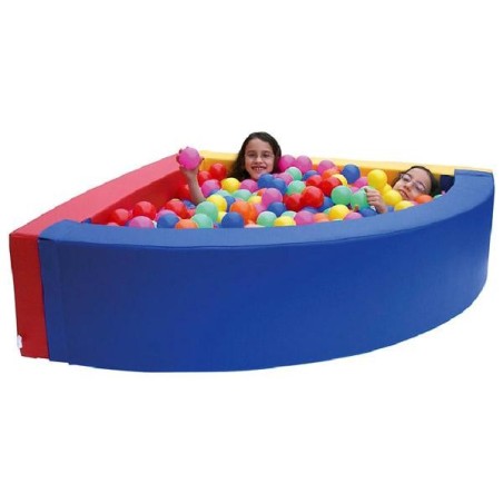 Piscinas de bolas de canto acolchoado