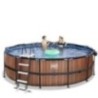 Piscina Coral 450 Madera con cubierta y agua caliente