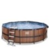 Piscina Coral 450 Madera con cubierta y agua caliente