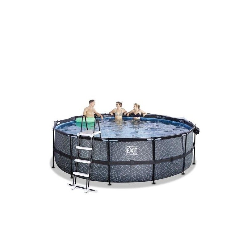 Piscina Coral 450 Pedra com cúpula e água quente