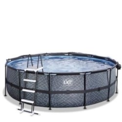 Piscina Coral 450 Pedra com cúpula e água quente