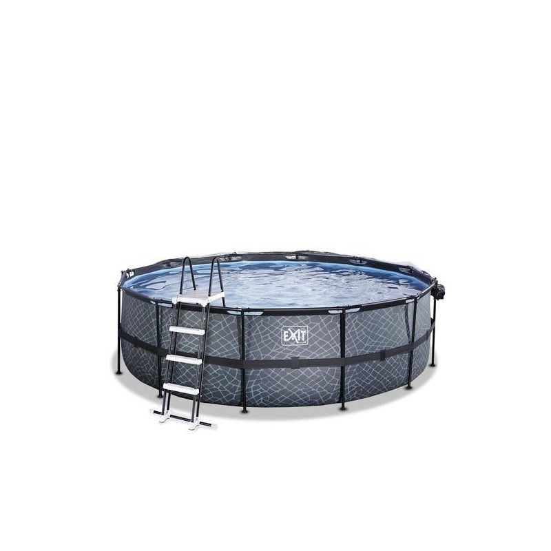 Piscina Coral 450 Pedra com cúpula e água quente