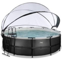 Piscina Coral 450 Black com cúpula e água quente