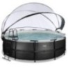 Piscina Coral 450 Black com cúpula e água quente