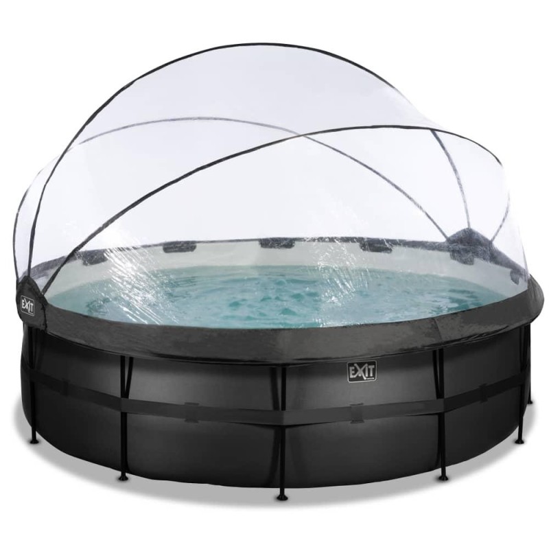 Piscina Coral 450 Black com cúpula e água quente