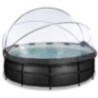 Piscina Coral 450 Black com cúpula e água quente