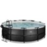 Piscina Coral 450 Black com cúpula e água quente