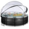 Piscina Coral 450 Black com cúpula e água quente