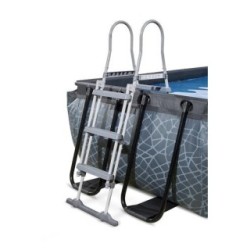 Piscina Quartzo 400 Pedra com cúpula e água quente