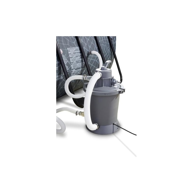 Piscina Quartzo 400 Pedra com cúpula e água quente