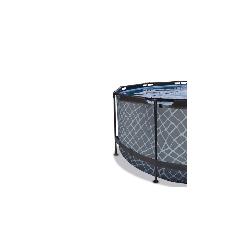 Piscina Esmeralda 360 Pedra com cúpula e água quente