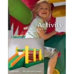 Castillo hinchable Pista Americana 7 en 1