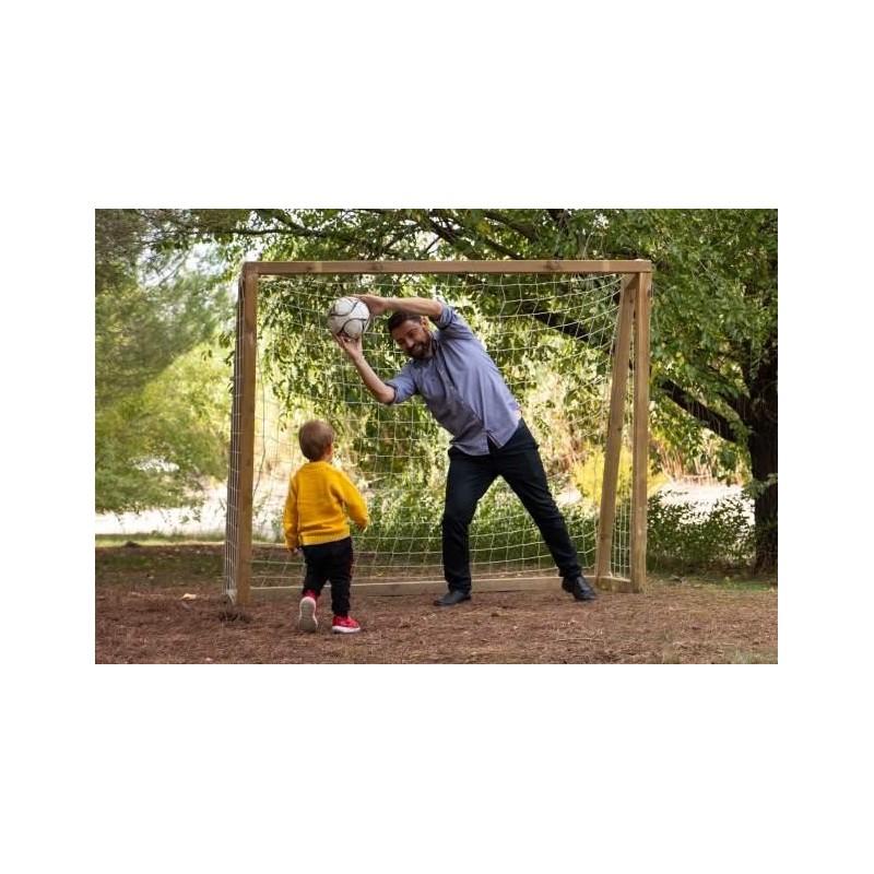 Portería de fútbol de madera MASGAMES L