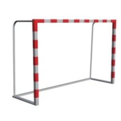Portería de futbol-sala y balonmano reglamentaria