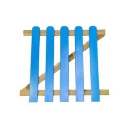 Puerta para valla de madera MASGAMES MERLET 100 PLUS (lamas 21 mm grosor y altura 100 cm)