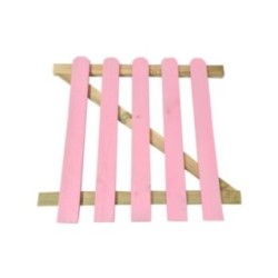 Puerta para valla de madera MASGAMES MERLET 100 PLUS (lamas 21 mm grosor y altura 100 cm)