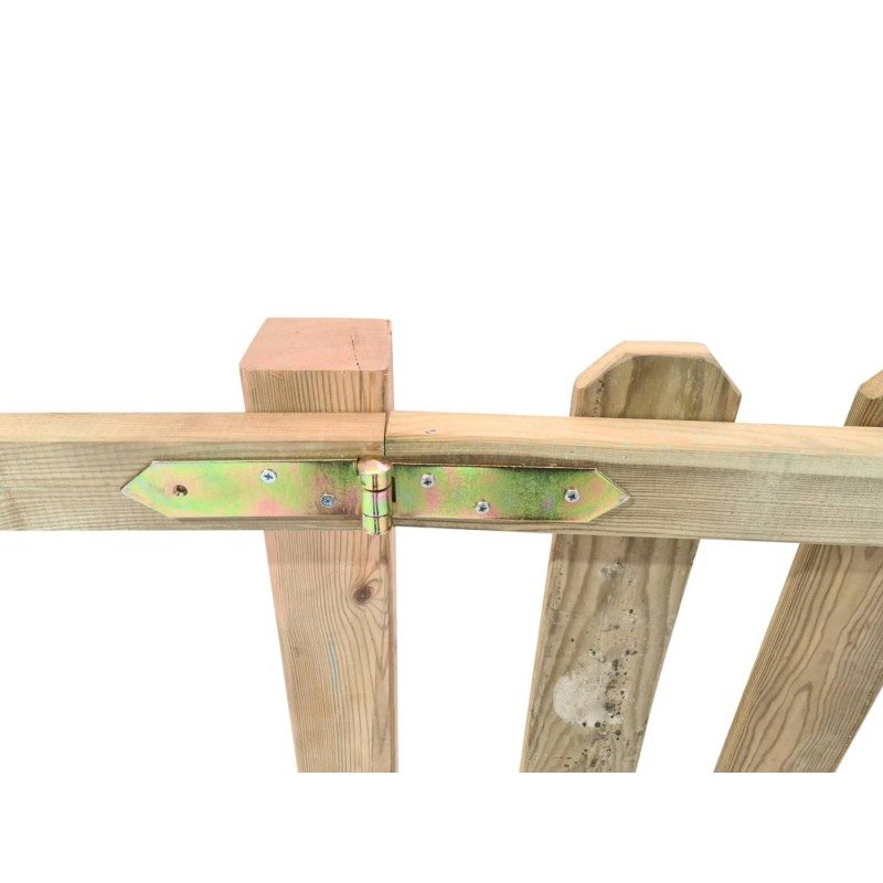 Puerta para valla de madera MASGAMES MERLET 100 PLUS (lamas 21 mm grosor y altura 100 cm)