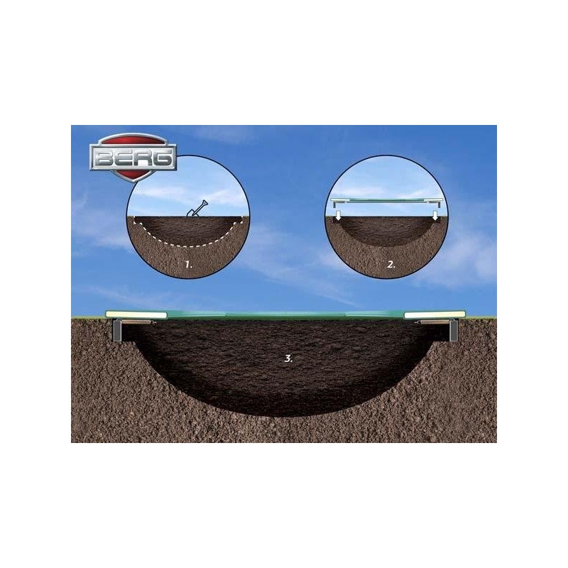 Cama elástica BERG Flatground Champion 380