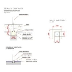 Puerta para la Valla de Madera Tintada