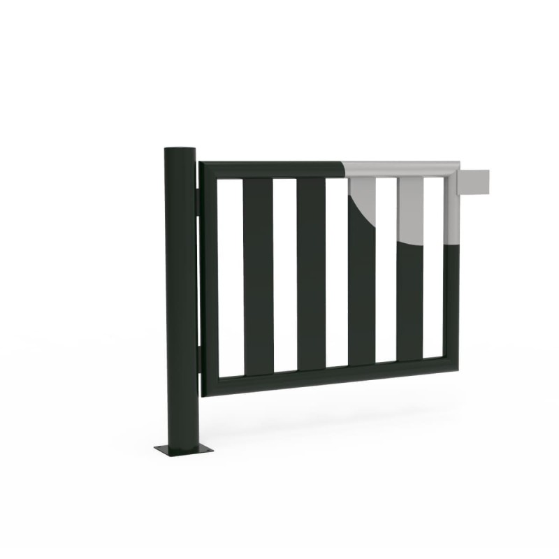 Puerta para la Valla Metálica Lacada y Galvanizada