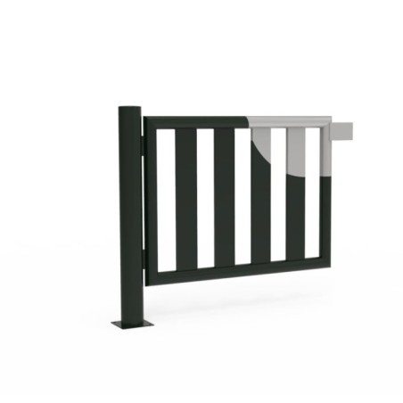 Puerta para la Valla Metálica Lacada y Galvanizada