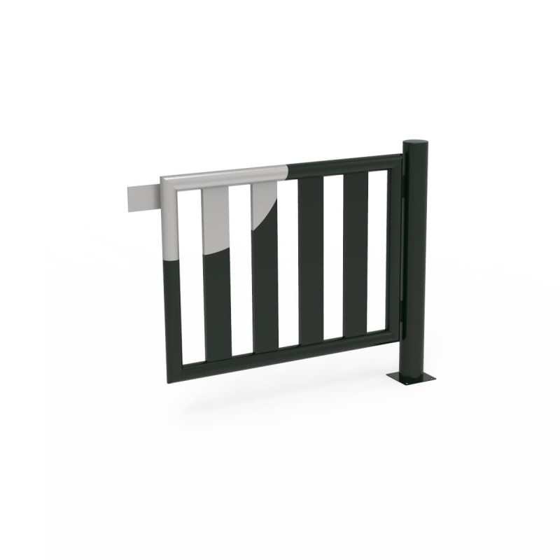 Puerta para la Valla Metálica Lacada y Galvanizada