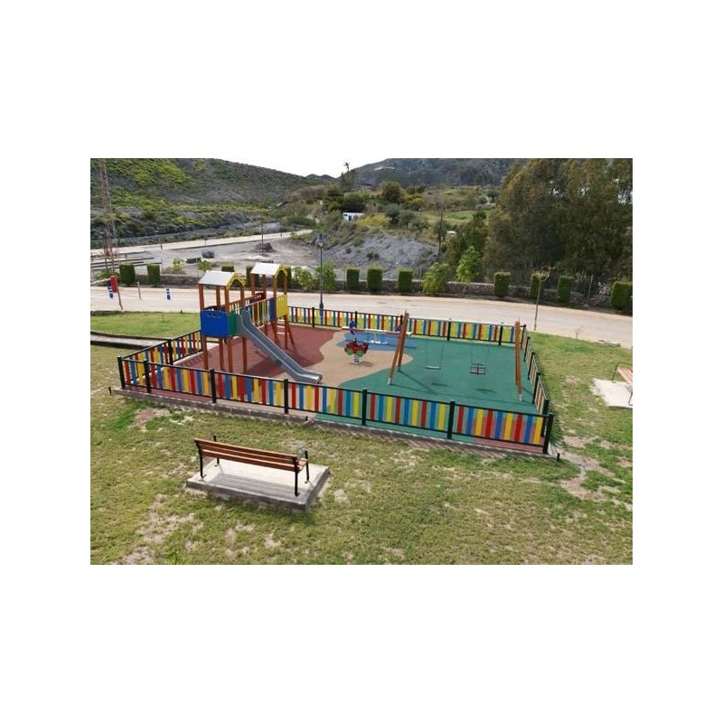 Puerta para la Valla Metálica Lacada y Galvanizada