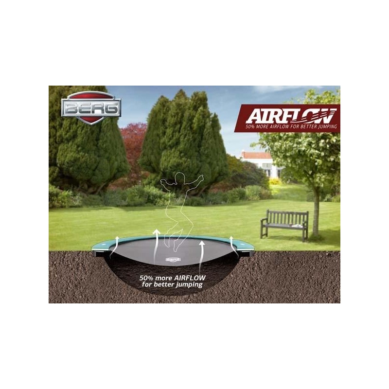 Cama elástica BERG Flatground Champion 380