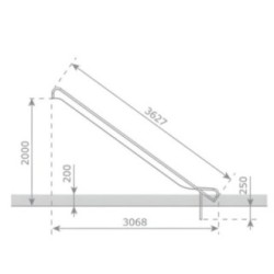 Rampa de tobogán Inox ASTEG PRO