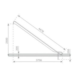 Rampa de tobogán Inox ASTEG PRO