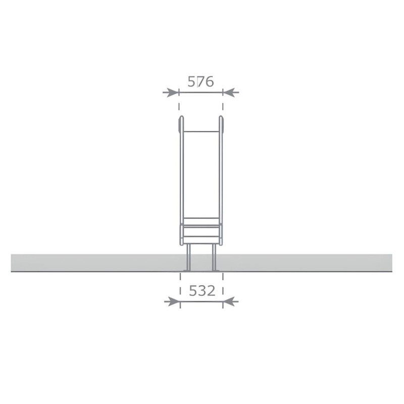 Rampa de tobogán inox ASTEG
