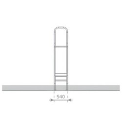 Rampa de escorrega inox ASTUR 50