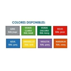 Rampa de tobogán curvado PARÍS 130 cm