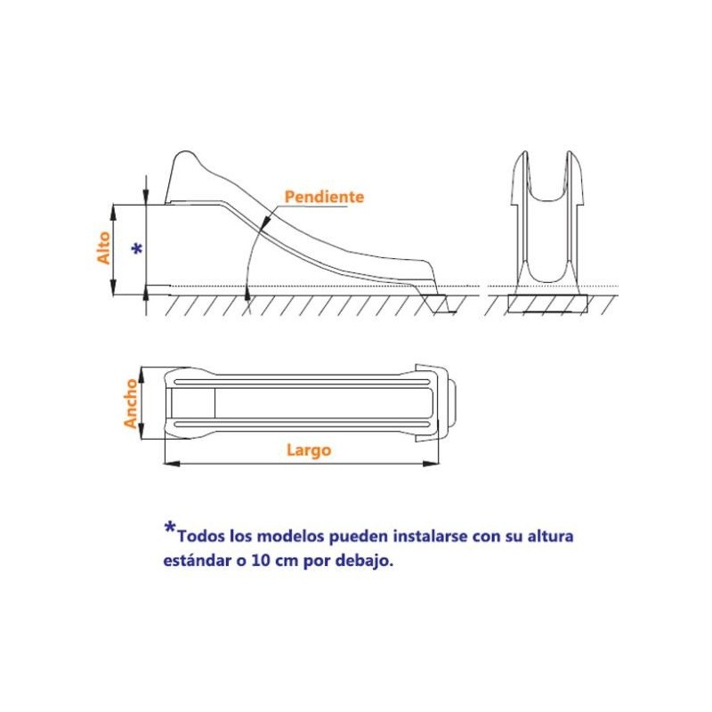 Rampa de escorrega MAMI