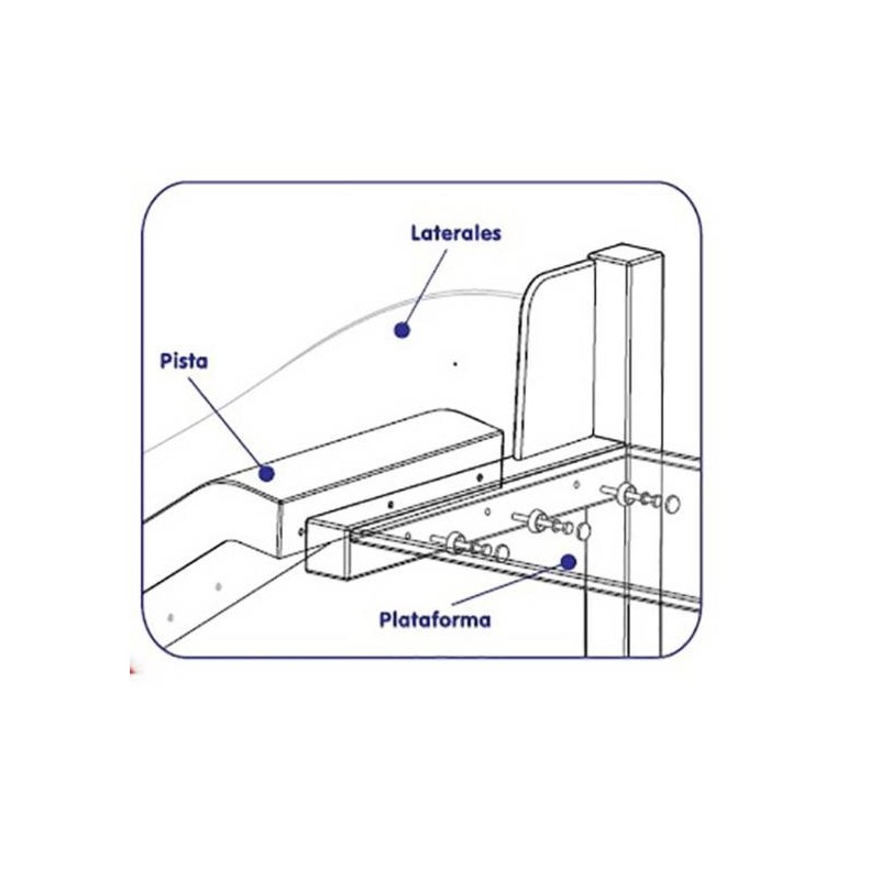 Rampa de escorrega SERIE H