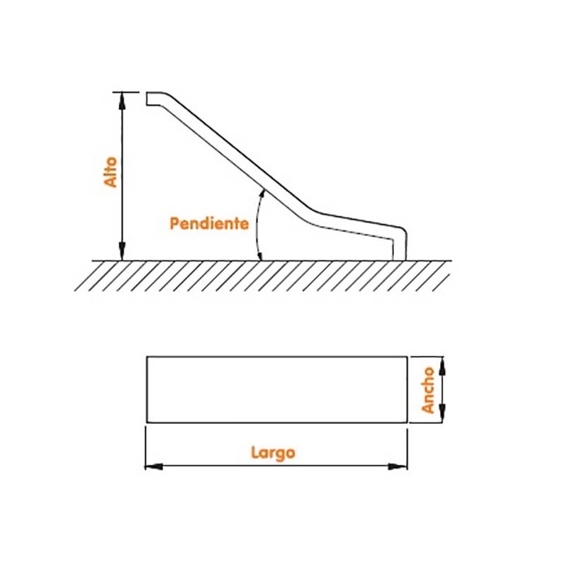 Rampa de escorrega SERIE H