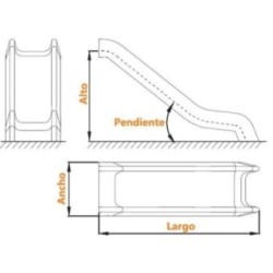 Rampa de tobogán SERIE T
