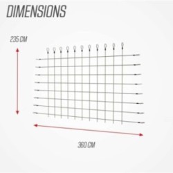 Red de escalada L para BERG Playbase Large