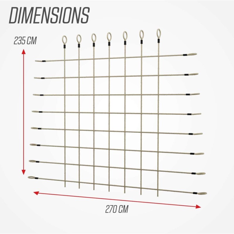 Red de escalada M para BERG Playbase Medium