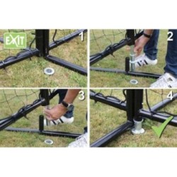 Red EXIT Backstop Net 600