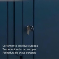 Abrigo para bicicletas com porta Bóveda L