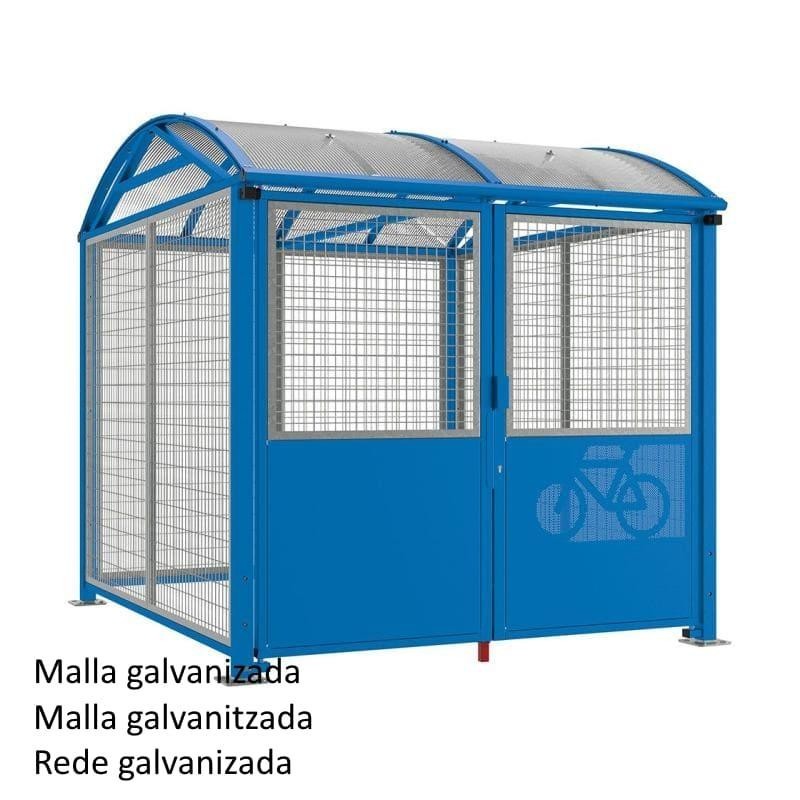 Abrigo para bicicletas com porta Bóveda L