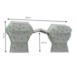 Rocódromo Infantil de pared BERING