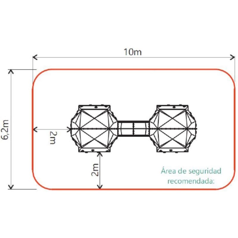 Rocódromo Infantil de pared BERING