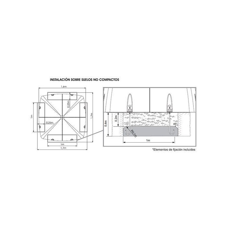 Rocódromo Infantil esquinero PERAMOLA