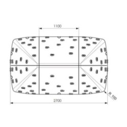 Parede de escalada infantil MONTSERRAT