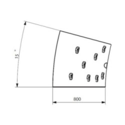 Rocódromo Infantil MÓDULO CÓNCAVO
