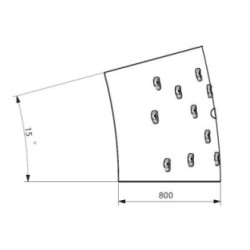 Rocódromo Infantil MÓDULO CONVEXO